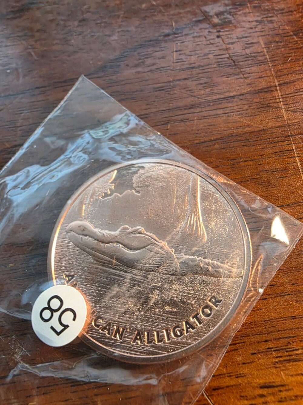 FORIDA GATOR .999 COPPER ROUND COLLECTORS COIN